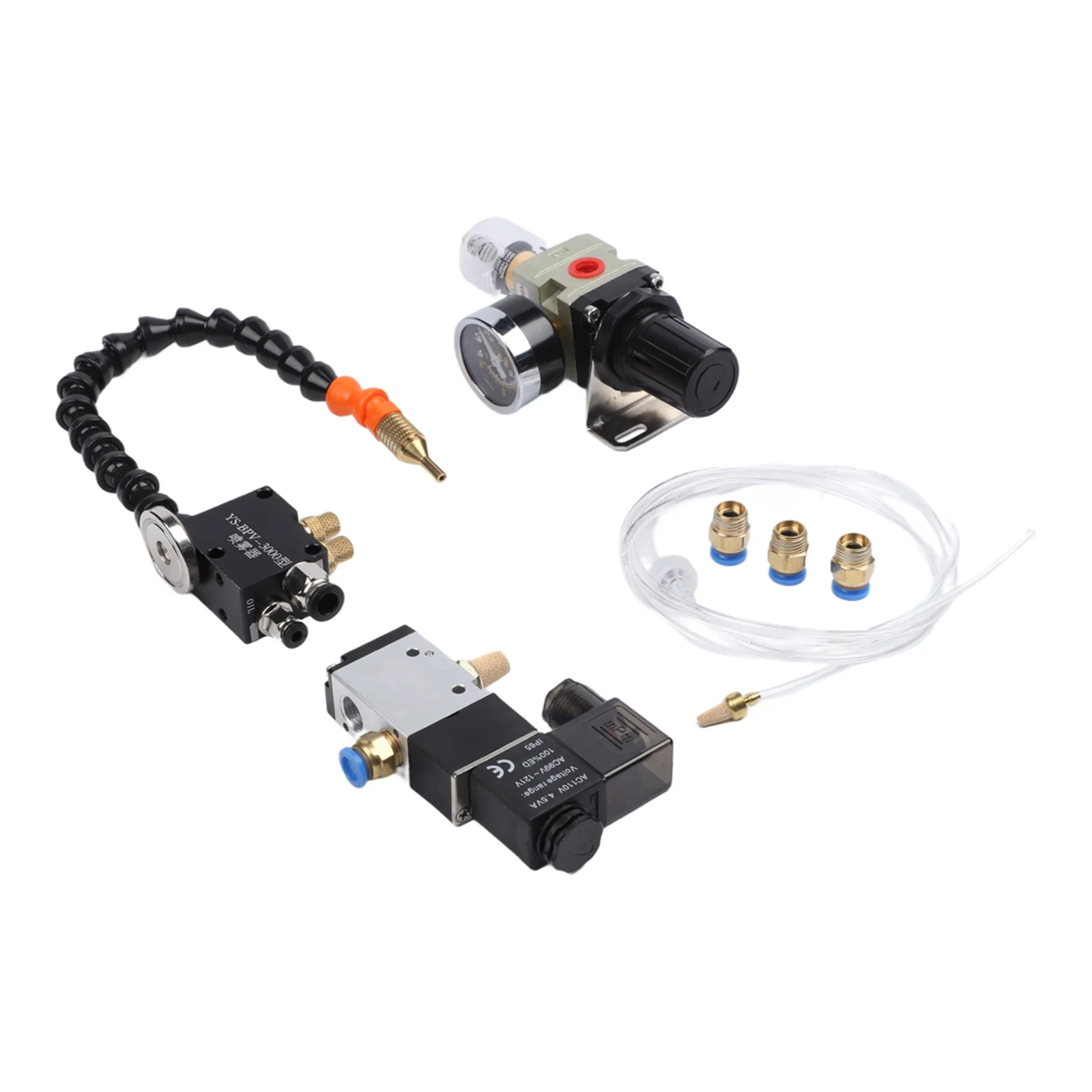 3L Lubrication Spray Cooler Pump Oil Mist Sprayer with Pressure Regulator Flexible Shaft and Fully Sealed System