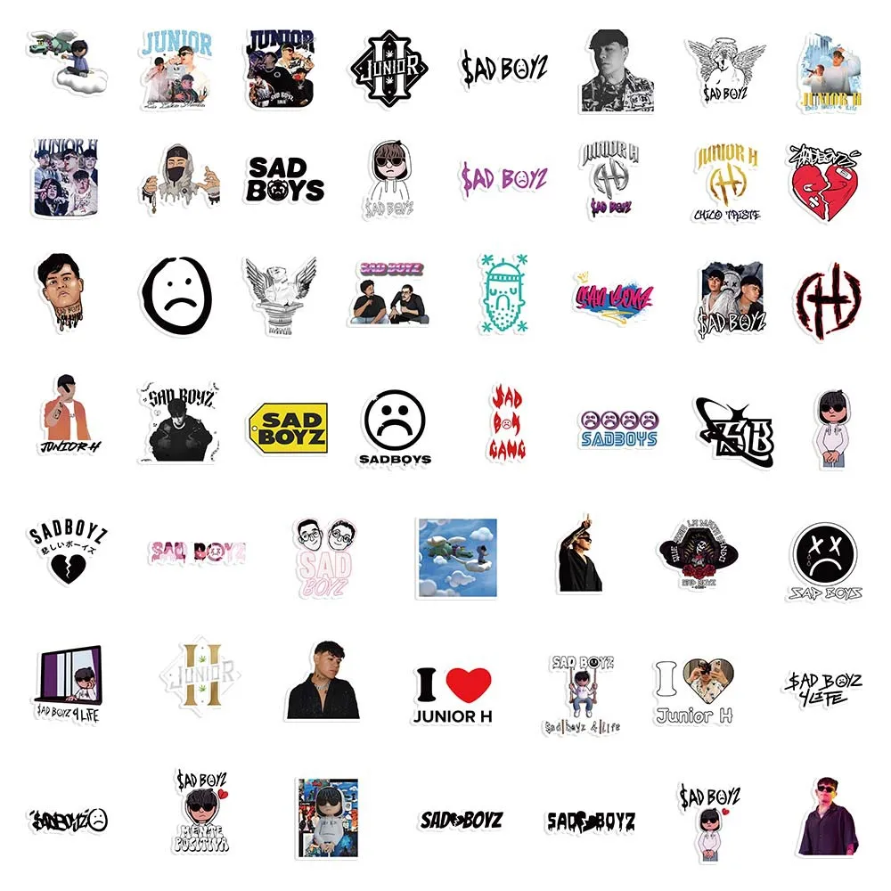 10/30/50PCS Sad Boyz Graffiti Stickers Personalized Creative Decoration Mobile Phone Case Car Guitar Laptop Waterproof Decal Toy