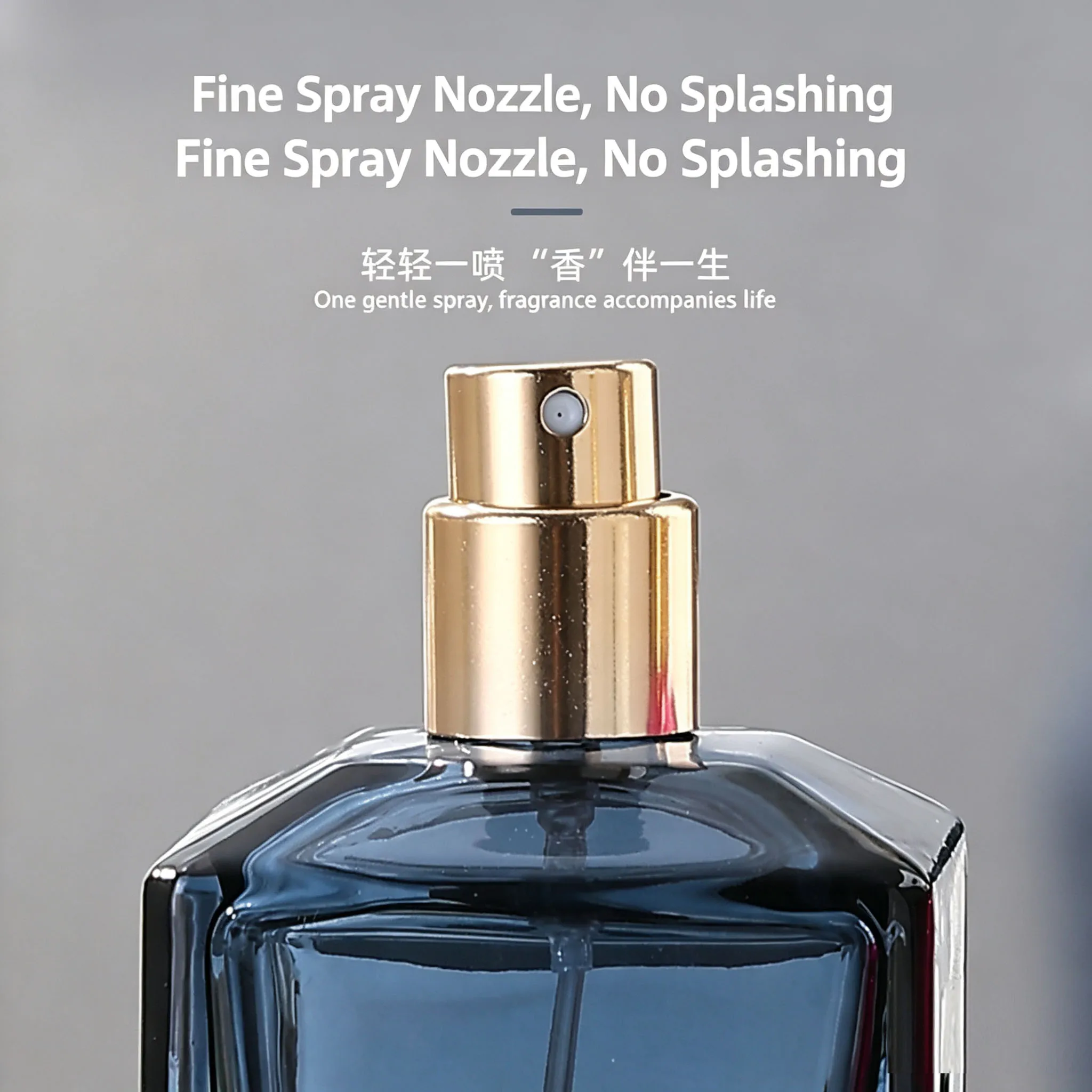 50ML Perfume Refill Bottle Luxury Moisturising Spray Glass Travel Pump Portable Empty Cosmetic Sub-Bottling