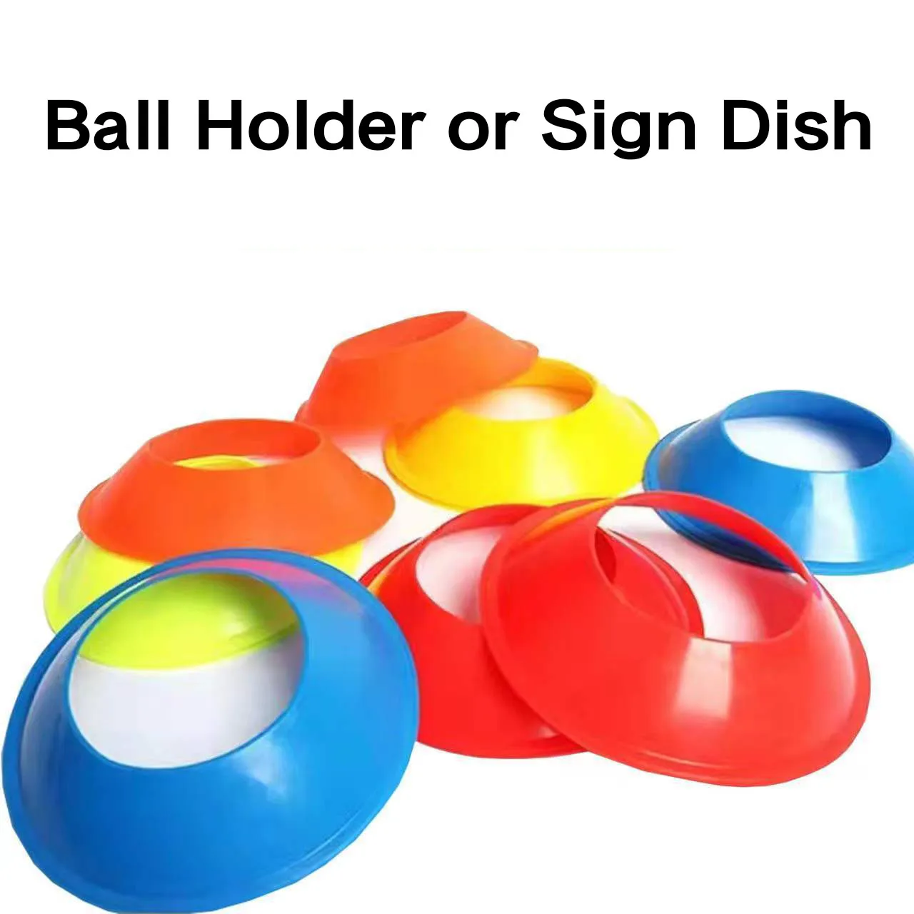 2/4Pcs Thickened Soccer Ball Holder Training Sign Dish Pressure Resistant Cones Marker Discs Outdoor Sports Football Accessories