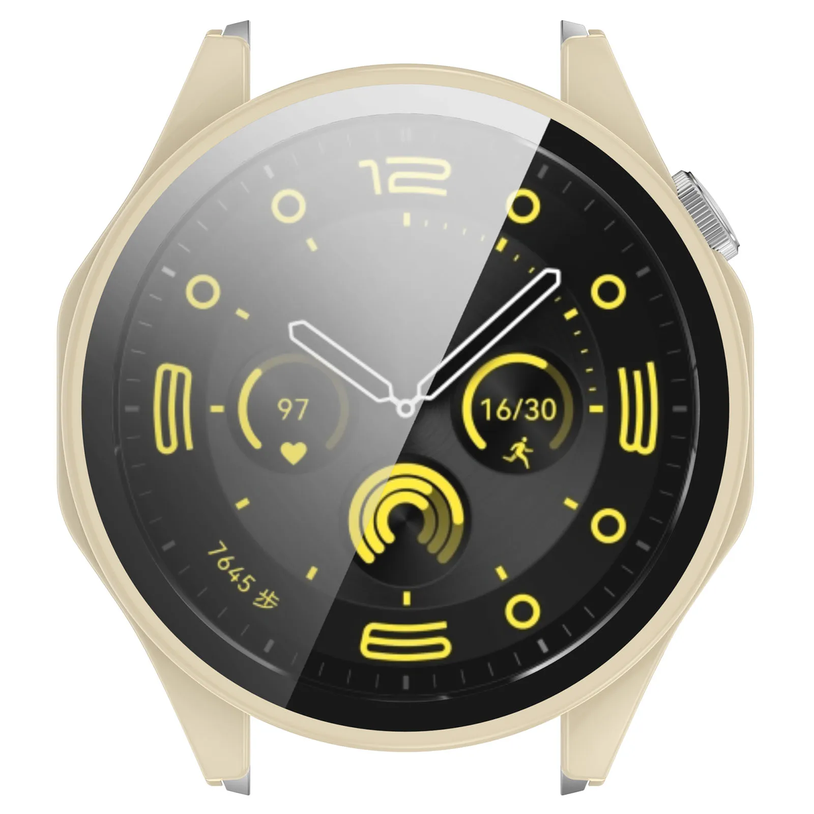 Funda de reloj 2 en 1 + vidrio templado para Huawei Watch GT4, carcasa dura de PC de 46mm con película protectora de pantalla
