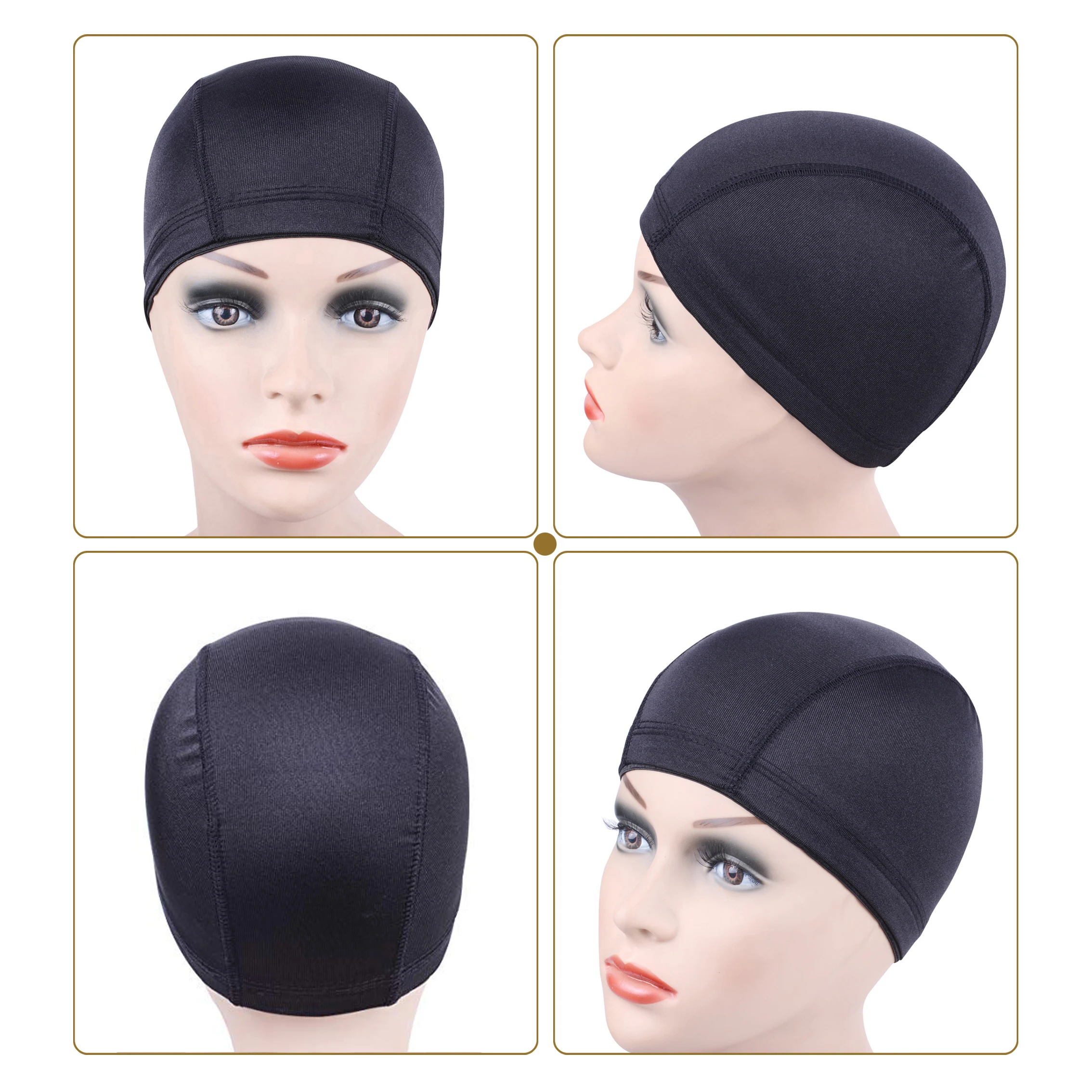 1Pc Glueless Hair Net parrucca fodera parrucca economica tappi per fare parrucche Spandex Net Elastic Dome