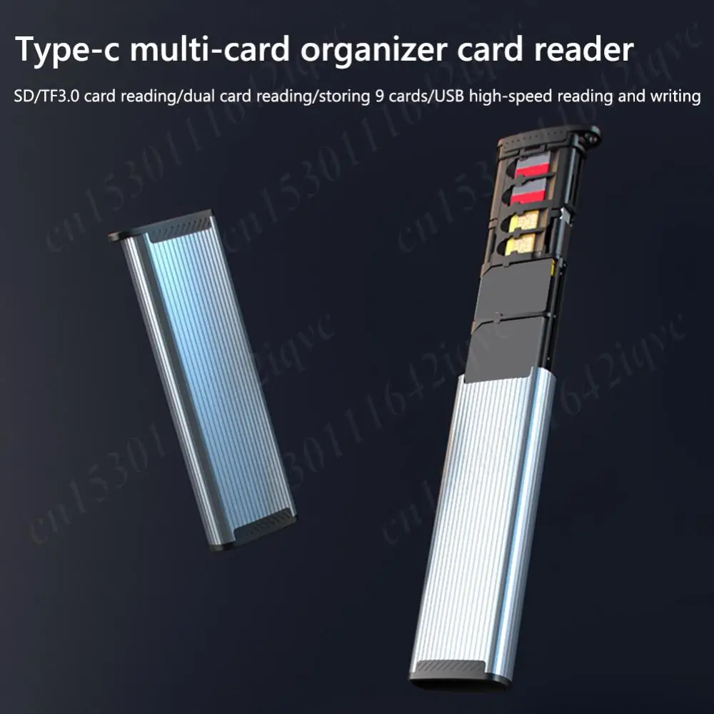 13 In 1 SD/TF3.0 Card Reader 5Gbps USB C Memory Card Reader Plug and Play Data Cable Card Reader for IPhone/iPad/MacBook/Samsung