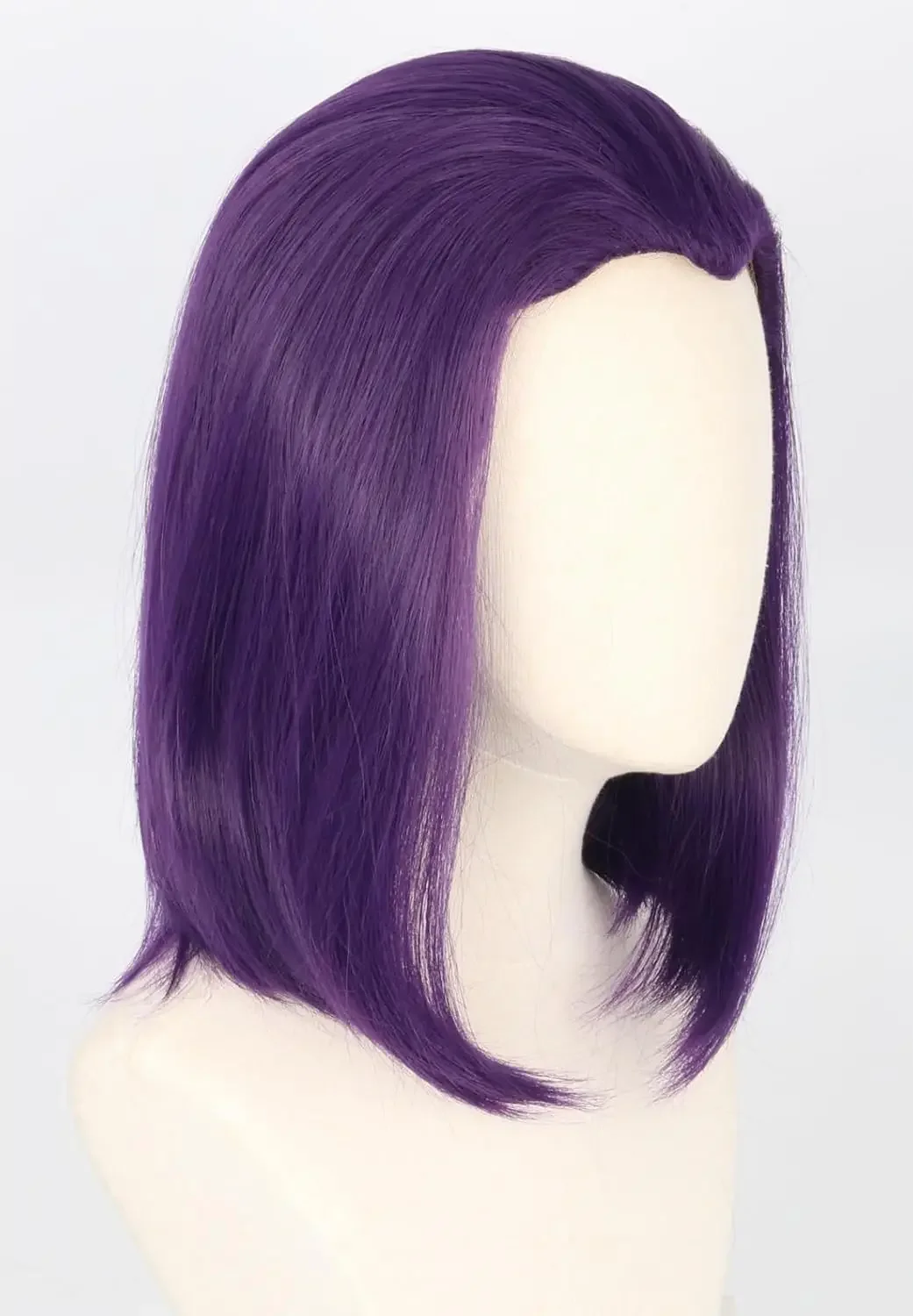 Raven Cosplay perruques femmes Raven super-héros violet court Bob perruques droites perruques de cheveux synthétiques pour Halloween Costume fête A