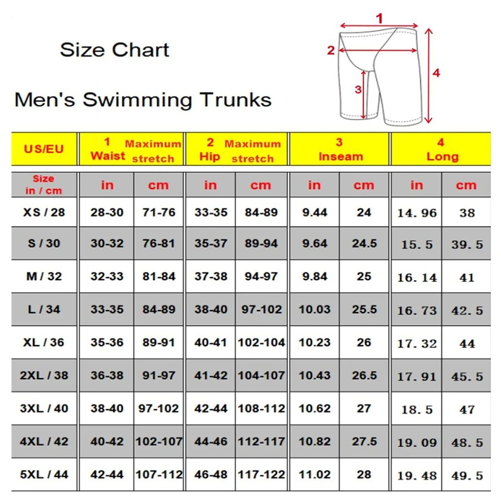 2024 Men\'s Surf Jammer Swimsuit Beach Tights Shorts Summer Endurance Athletic Training Trunks Quick Dry Swimming Sports Swimwear