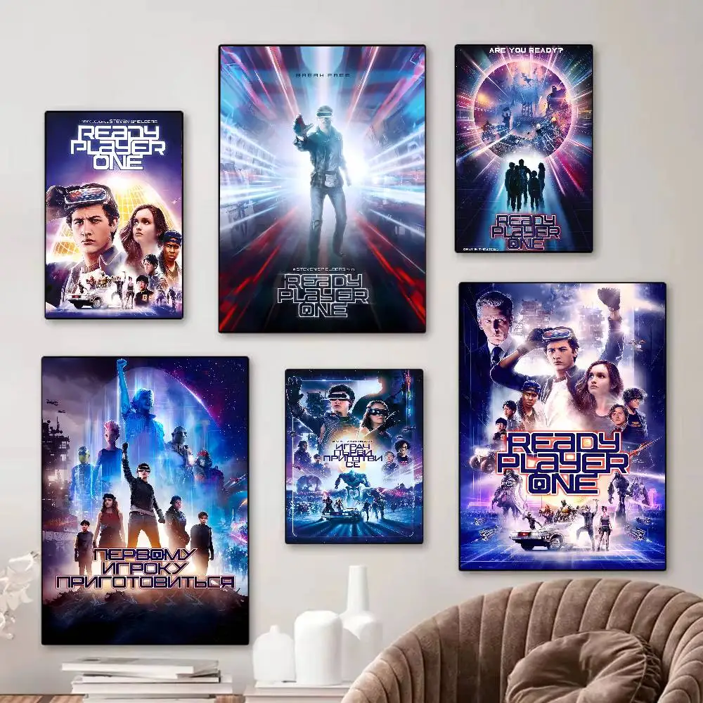 Game Movie Ready Player One HD Poster Poster Painting Wall Art Mural For Living Room Home Decor And Gifts