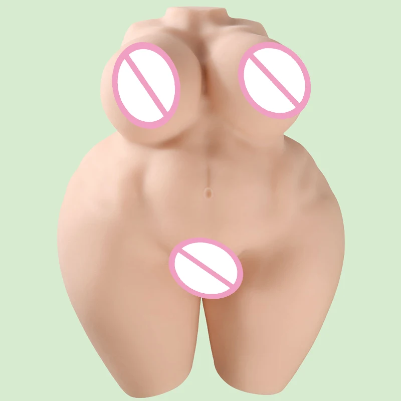 RENHEYUOU Halbkörperpuppe Männliche Masturbation Sexpuppe Erwachsenes Sexspielzeug Analsex 3D Vagina TPE Silikon Realistischer Sex Torso Sexpuppe