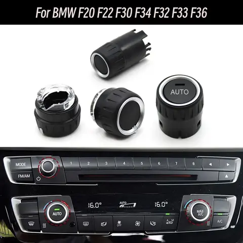 BMW F20 F21 F22 F23 F87 F30 F31 F34 F32 F33 F36 F82용 프론트 대시보드 볼륨 오디오 노브 에어컨 컨트롤 버튼 커버