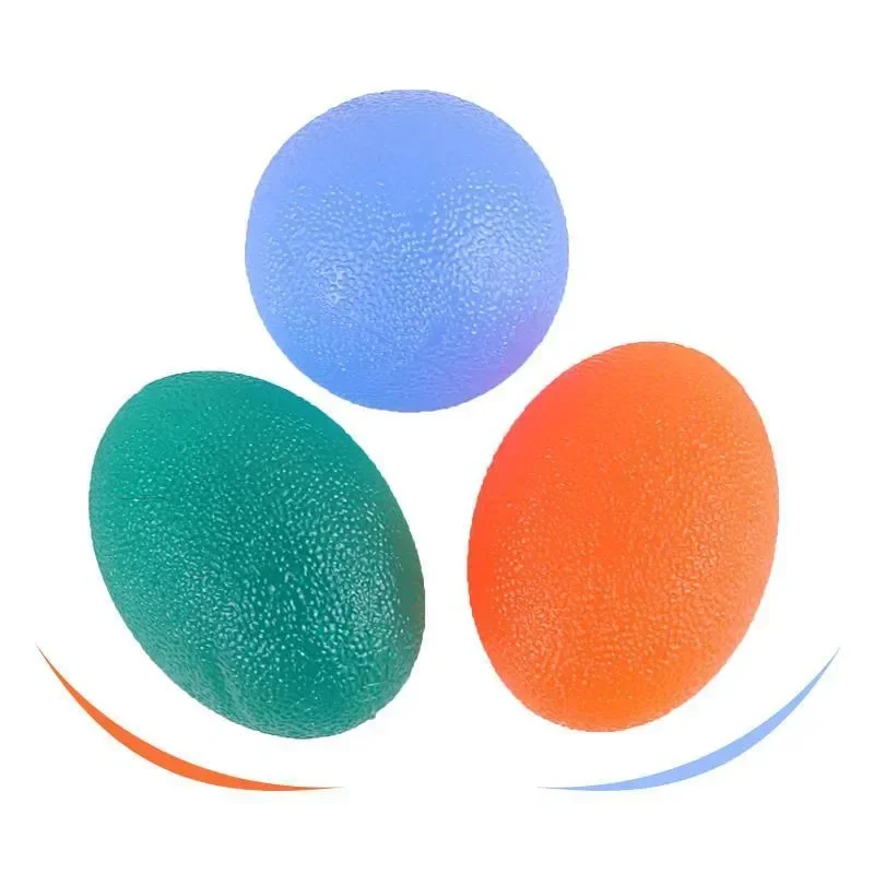 Silikon Hand Grip Ball Ei Männer Frauen Gym Fitness Finger Schwere Exerciser Kraft Muskel Erholung Greifer Trainer – Detail 5