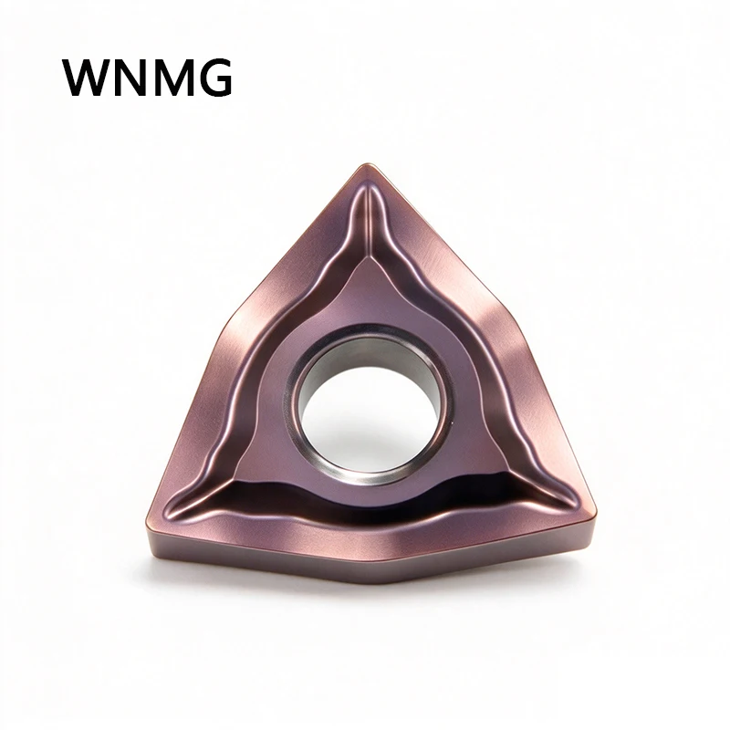 10pcs WNMG060404 WNMG060408 WNMG080404 WNMG080408 EF EM ZBG205 Carbide Insert CNC Lathe External Turning Tools WNMG Blade for M.