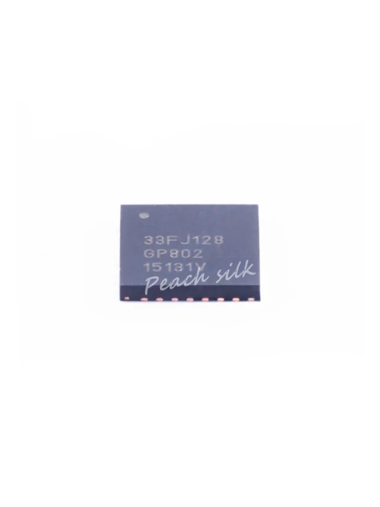 (5piece)DSPIC33FJ128GP802-E/MM  33FJ128  DSPIC33FJ128GP802T-E/MM  QFN-28 Digital Signal Processor Chip