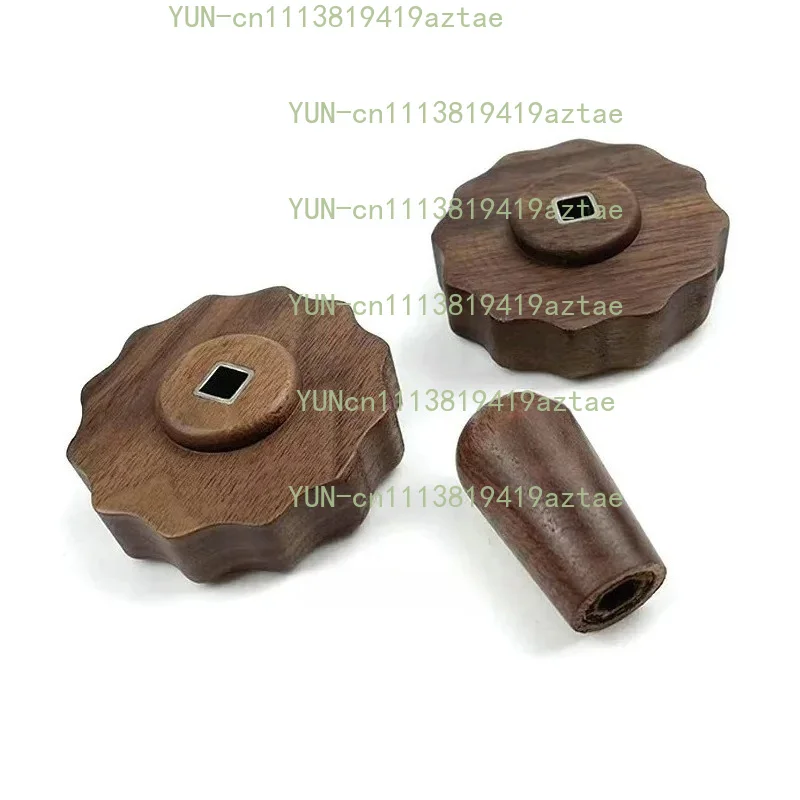 Walnut Modification Kit‑Knob & Lever Upgrade Accessories for Semi‑Automatic Espresso Coffee Machine