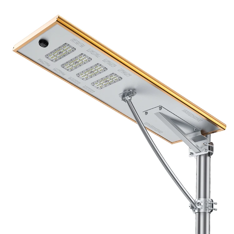 Factory price warm white decorative solar new aluminum street light 150w 200w system lithium battery