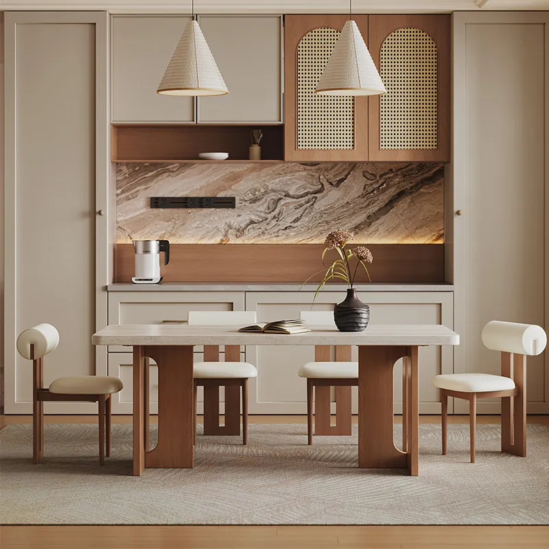 Unique Modern Dining Table Design Protect Party Lounges Luxury Dining Table Conference Sintered Stone Mesa Comedor Furniture