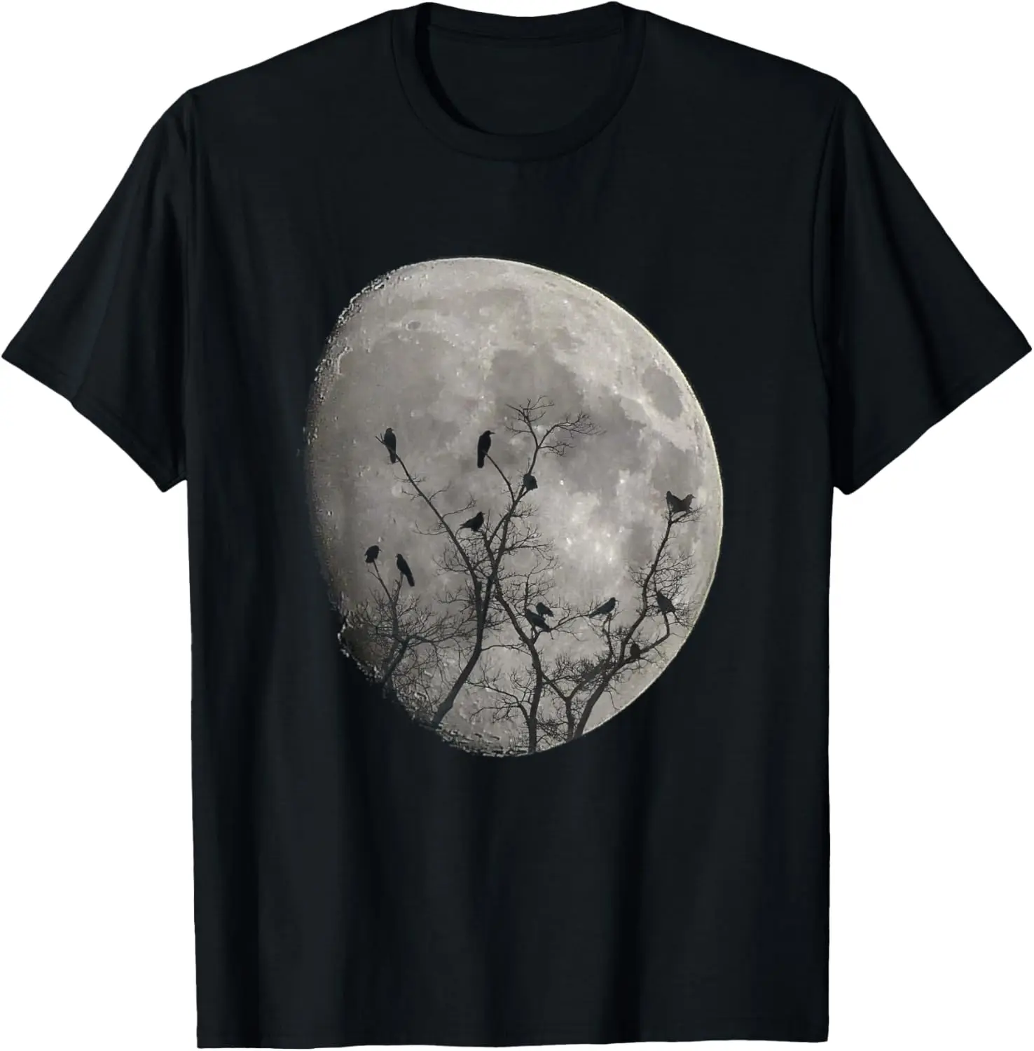 

Футболка Moon Raven с силуэтом готических ворон