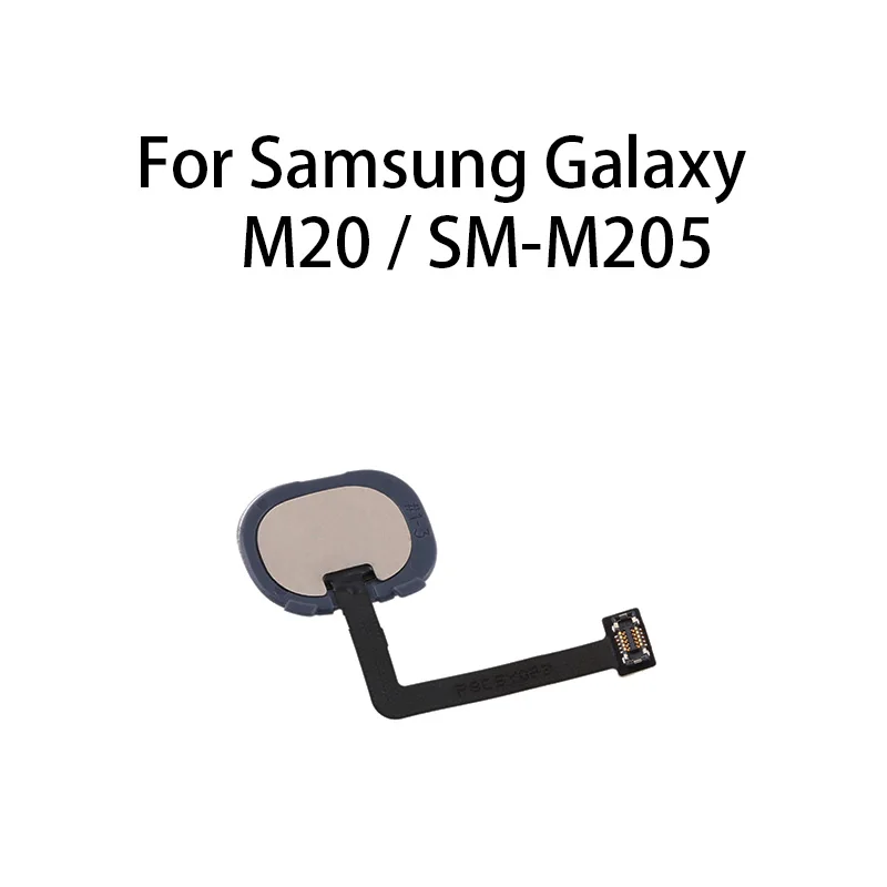 Gefenis Org Home Button Fingerprint Sensor Flex Cable For Samsung Galaxy M20 / SM-M205