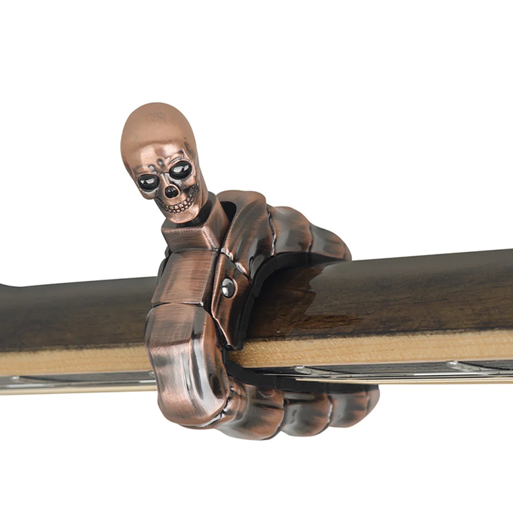 

Guitar Capo Skull Ghost Finger Classical Ukulele Iron Box Zinc Alloy Multi Instrument Guitar Accessories Acoustic