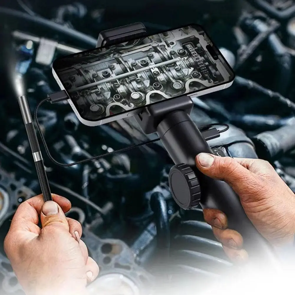 

5 Million Steering Endoscope Auto Repair 360 Rotary Waterproof Tools Maintenance Inspection Automobile Industrial Engine H3i7