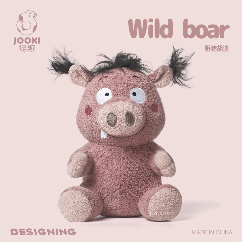 

Adorable Wild Boar Plush Toy Creative Stuffed Animal for Home Room Decor Emotional Support Best Birthday Gift for Friends