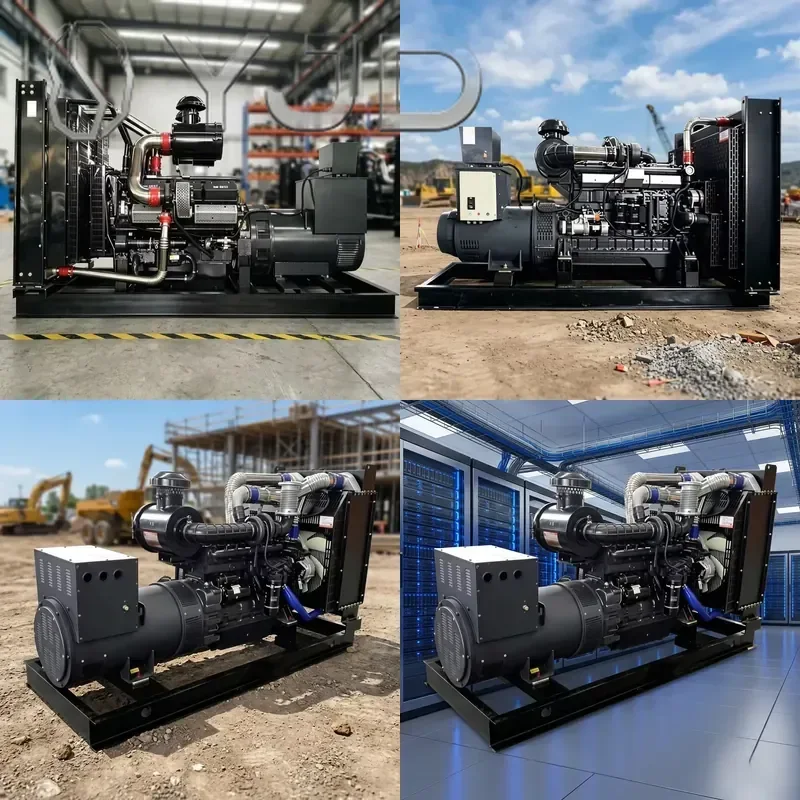 YJD 2026 OEM Goodwind Weifang 250 300 400 500kw Low Fuel Consumption Engine Backup Diesel Generators Set