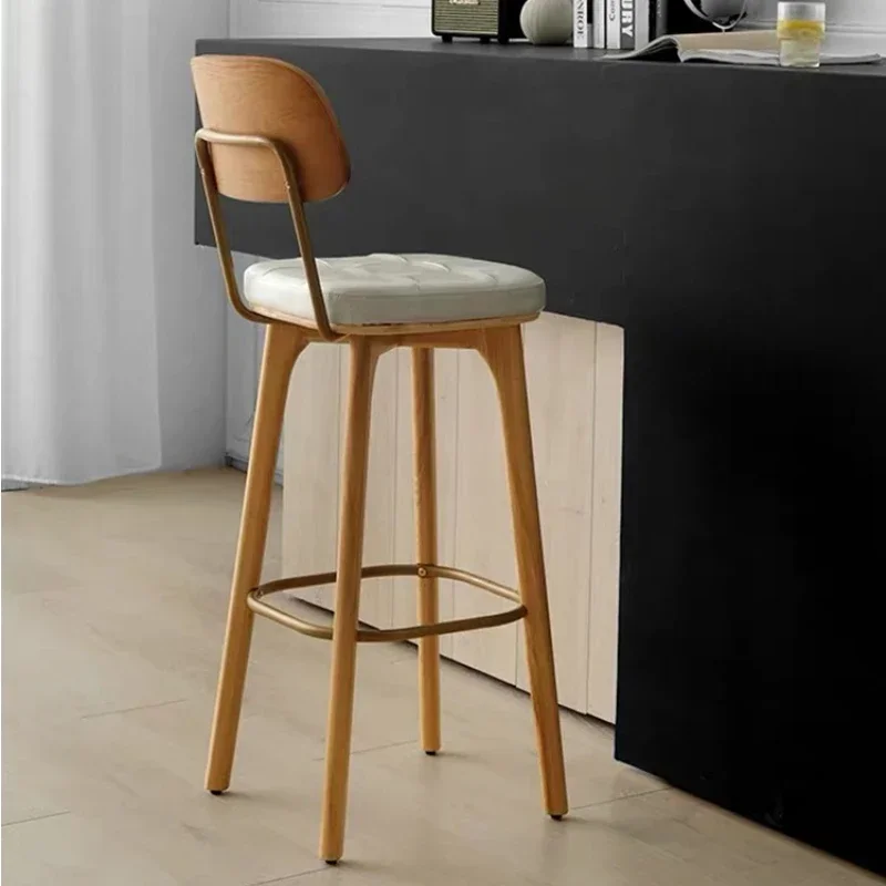 Restaurant Home Cafe Bar Chair Counter Kitchen Ergonomic Luxury Makeup Artist Designer Banqueta Alta Para Cozinha Furniture