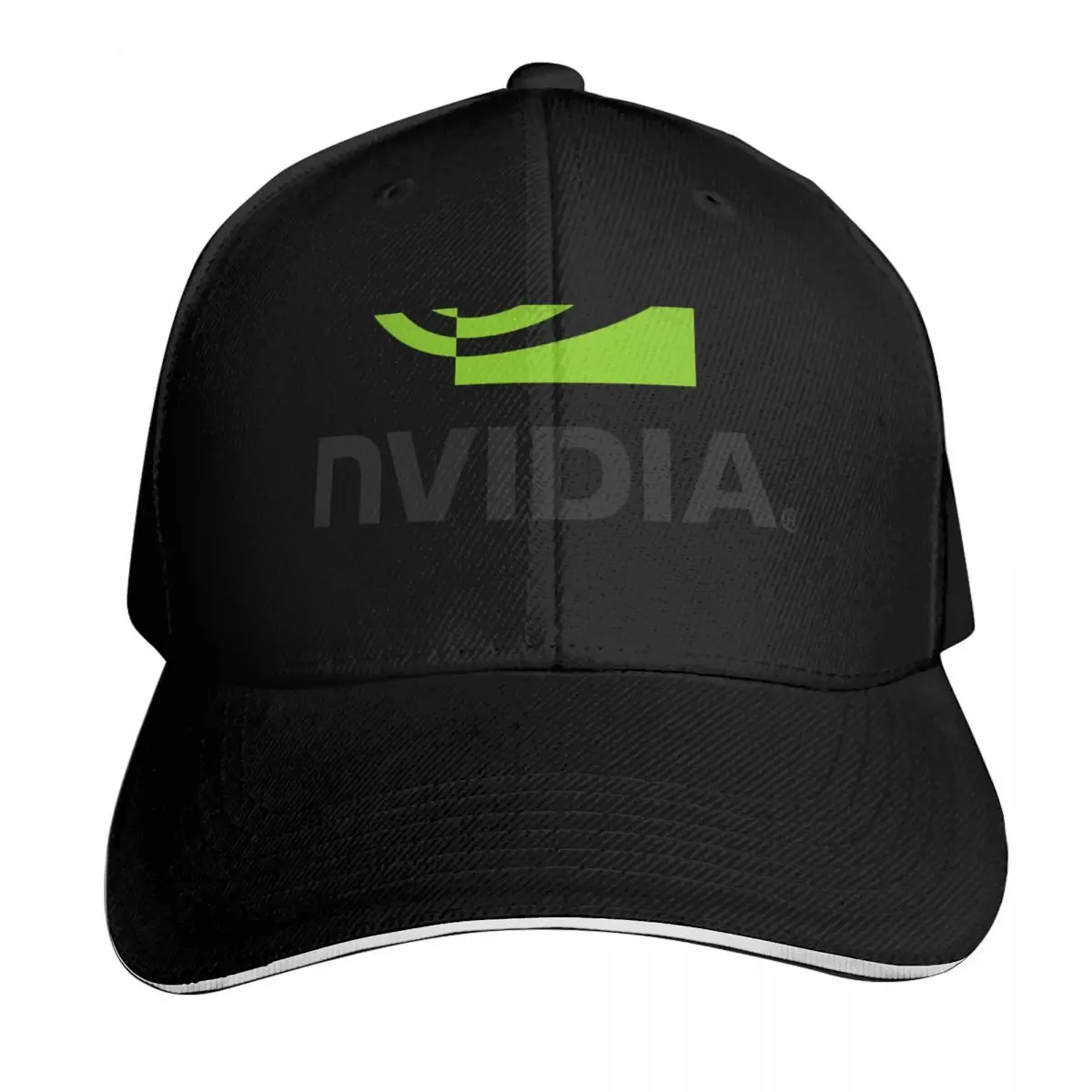 Nvidia Logo Essential T-Shirt.png Baseball Cap Strapback Dad Hat Six Panel Structured Crown Sun Protection UPF 50+