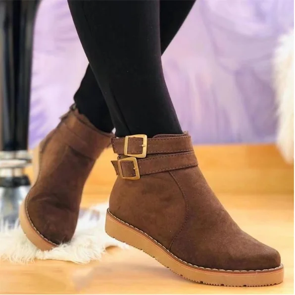 2020 Warm Winter Boots with Fur Women Ankle Snow Boots Female Plush Insole High Quality Botas Mujer Size 35-43 Shoes Woman