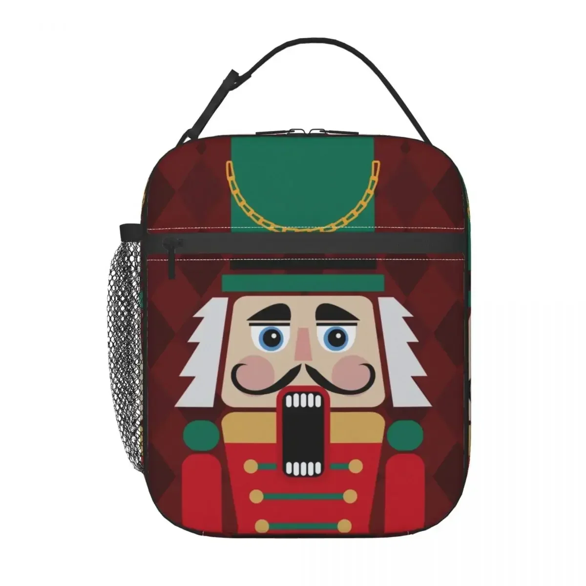 Custom Nutcracker Doll Lunch Bag Women Cooler Thermal Insulated Lunch Boxes for Children School