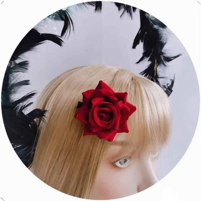 Black Angel Wing Déesse Halo Couronne Bandeau Femmes Gothique Cerceau De Cheveux Jour des Morts Halloween Renaissance Cosplay Accessoire De Cheveux