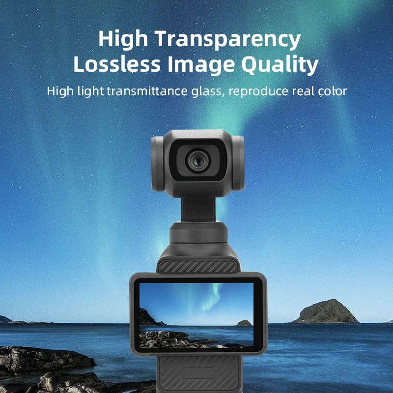 BRDRC Screen Protector for DJI OSMO Pockect 3 9H Hardness Tempered Glass Film for Pocket 3  LCD Camera  Accessory