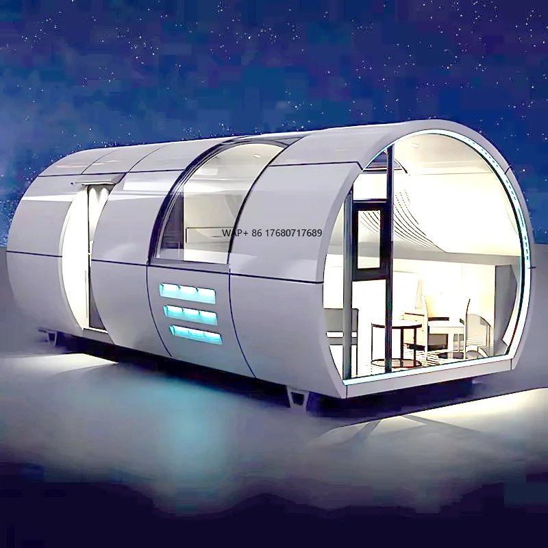 Professional Factory Steel Capsul-house Space Tiny House Steel Building Container House Prefab Homes