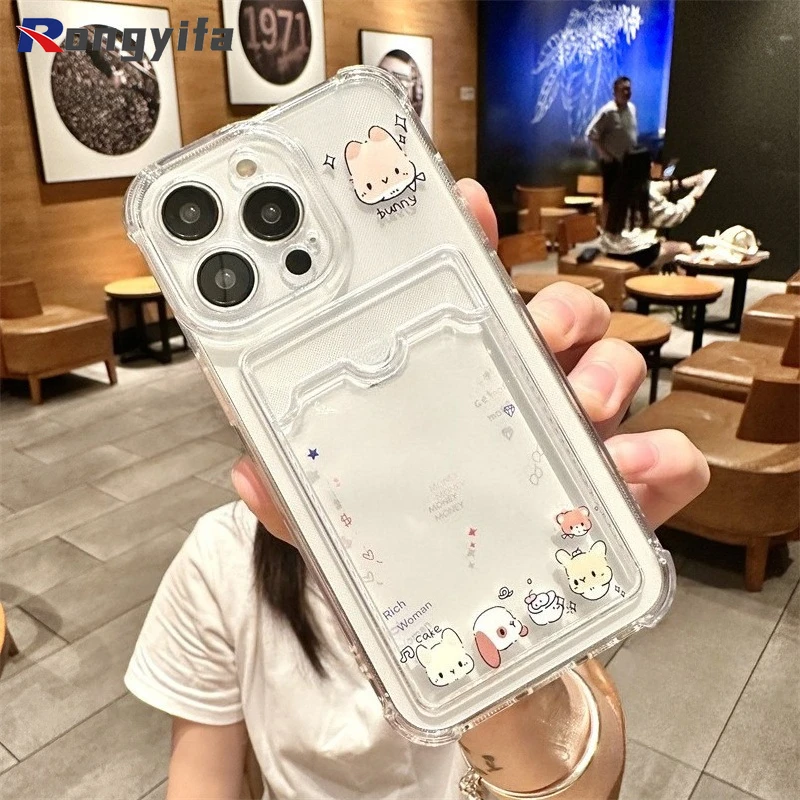 For OPPO A3 Pro A3X A60 A40 A79 A78 A58 A58X A38 A18 A17K A16K A16E Phone Case Cute Puppy Rabbit Soft Back Cover