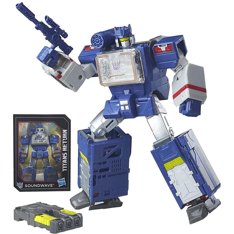 Hasbro Transformers Titans Return Generations Voyager Soundwave Action Figure Model Toy Gift Transforming Toys New in Stock