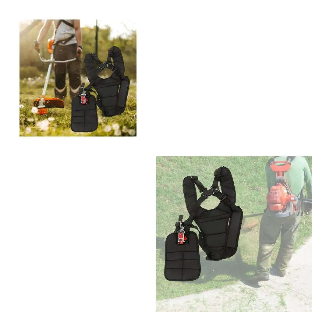 

652F двойной плечевой ремень, удобный трудосберегающий триммер, мягкий ремень для кустореза, триммер, садовый секатор