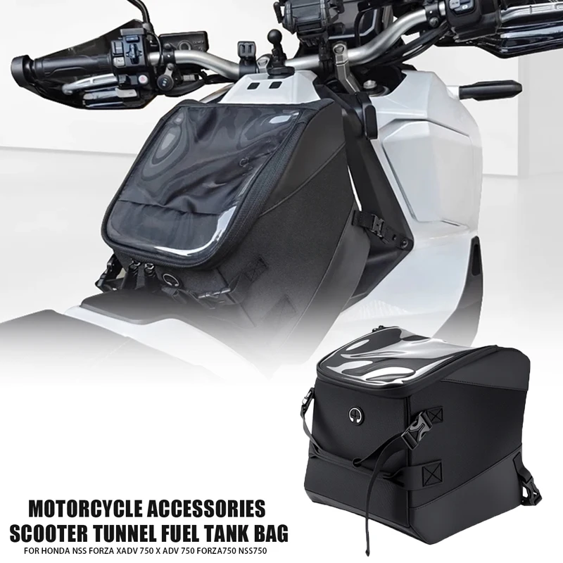 Motorcycle Scooter Tunnel Tank Bag Scooters Center Tunnel Tool Bags For Honda XADV 750 X ADV XADV 750 For FORZA 750 Handbag