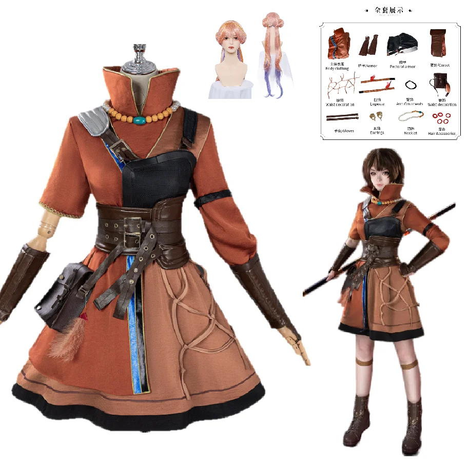 

Горячая игра Dying Light Awakened Ulan Maiduo Косплей Костюм Парик Униформа Хэллоуин Вечернее Платье для Женщин Comic Con Аниме Одежда