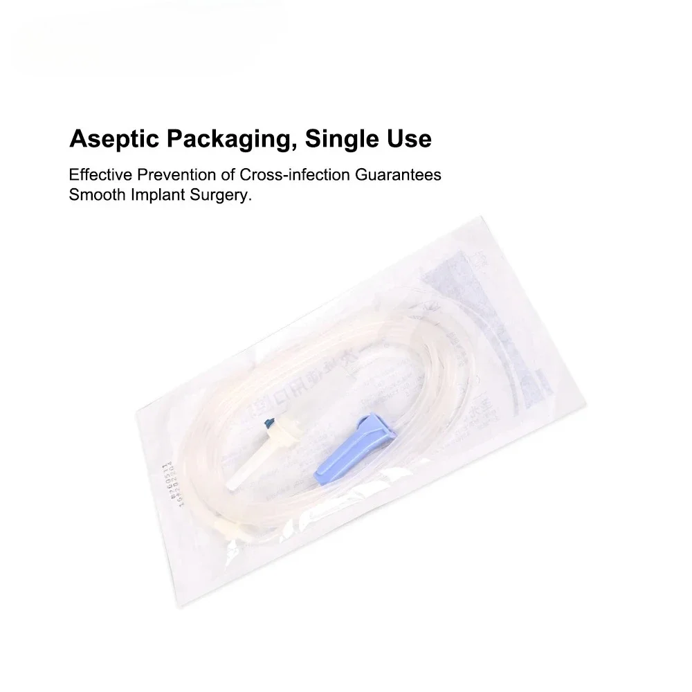 ELIJAH Dental 1Pcs Water Pipe Disposable Tube Irrigator Dental Implant Surgical Transparent Water Pipe Length 3.1m Materials