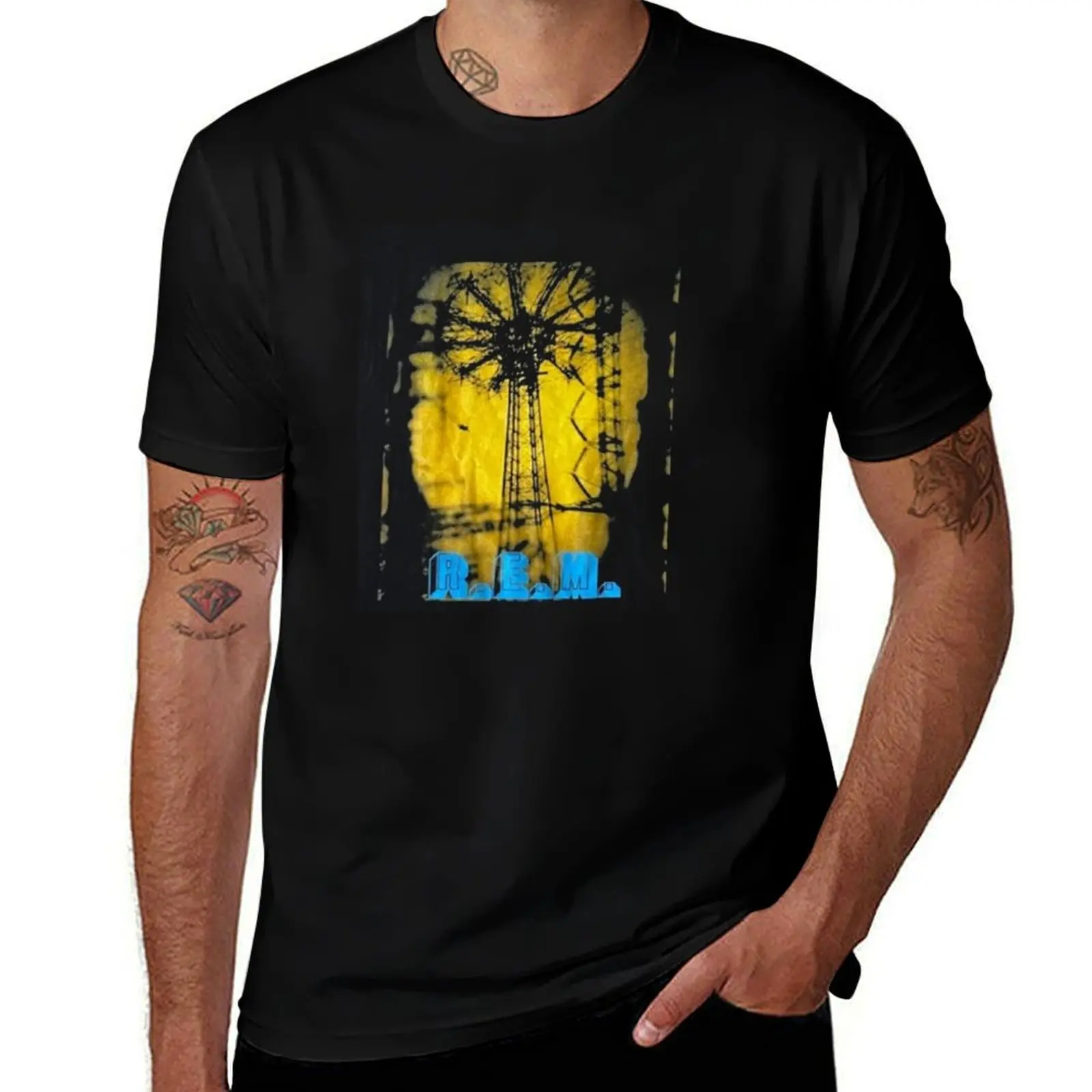 

Vintage 90’s Rem Rock Band Tour Concert T-Shirt rapper graphic tees graphics anime clothes clothing for men