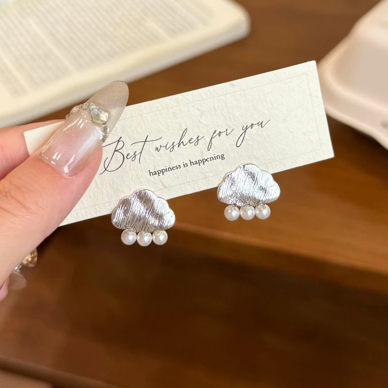 GANPUP Niedliche Perlen-Ohrhänger für Damen, Modischer Ohrschmuck, Accessoires, Geschenk für Party und Urlaub – Detail 10