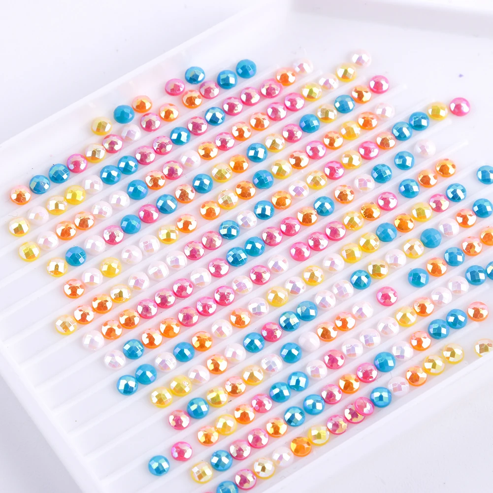 

Resin Square/Round Diamond Beads 35 Colors Diamond Art Kit AB Drill Crystal Beads Accessory for 5D Diamond Painting Accessories