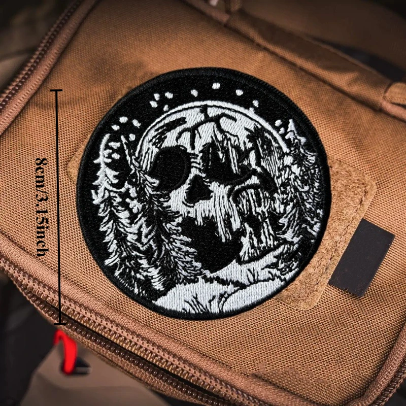 

"Wilderness Forest" Embroidery Patch Hook Loop Tactical Military Patches Backpack Sticker for Clothing Armband Morale Badges