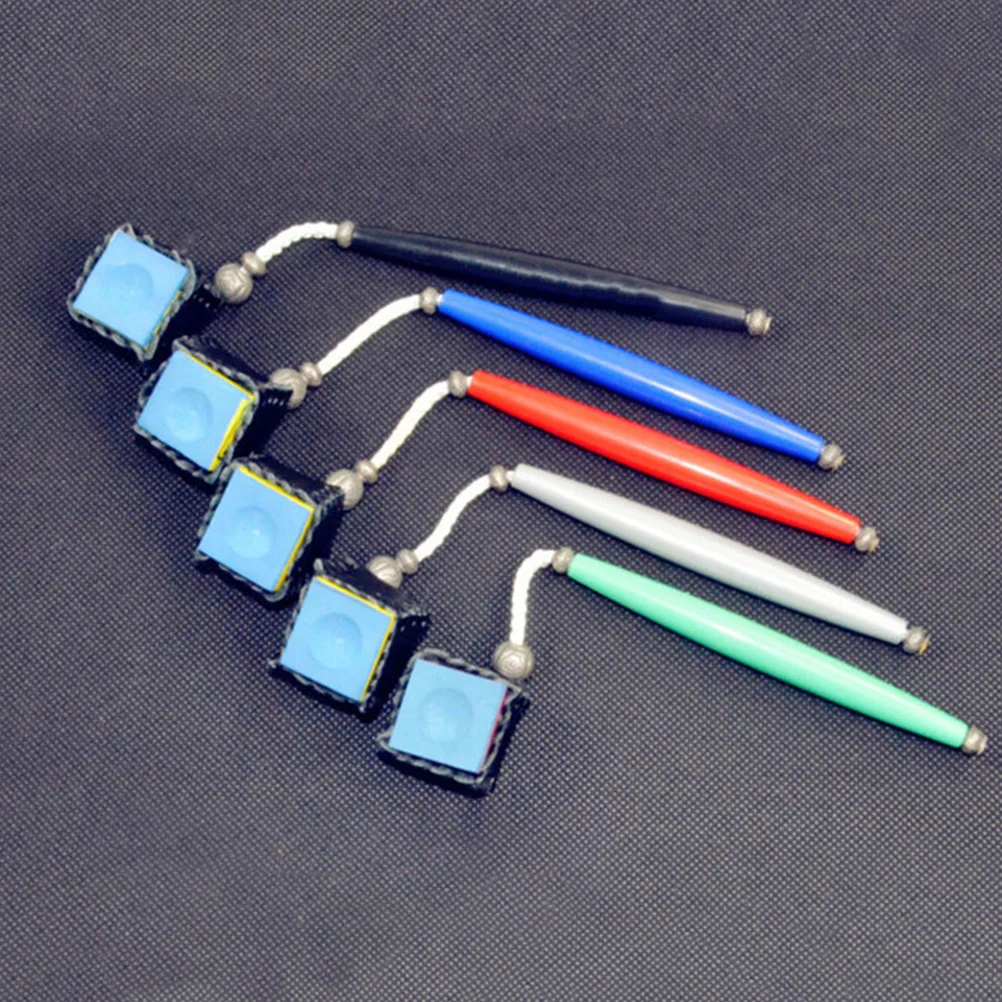 1 قطعة 2 في 1 حامل الطباشير السنوكر أداة Pricker متينة قوية تصميم عملي جديلة تلميح الإعدادية حجم صغير ملحقات البلياردو