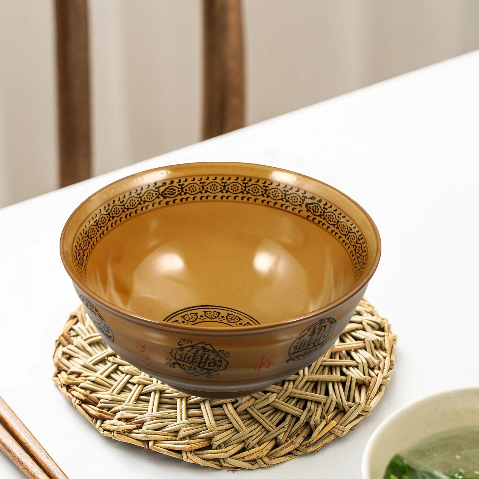 

1Pcs Ceramic Bowl High Quality Food Grade Safe Material Perfect for Soup Noodles Ramen Salad Multi Purpose Kitchen Tableware