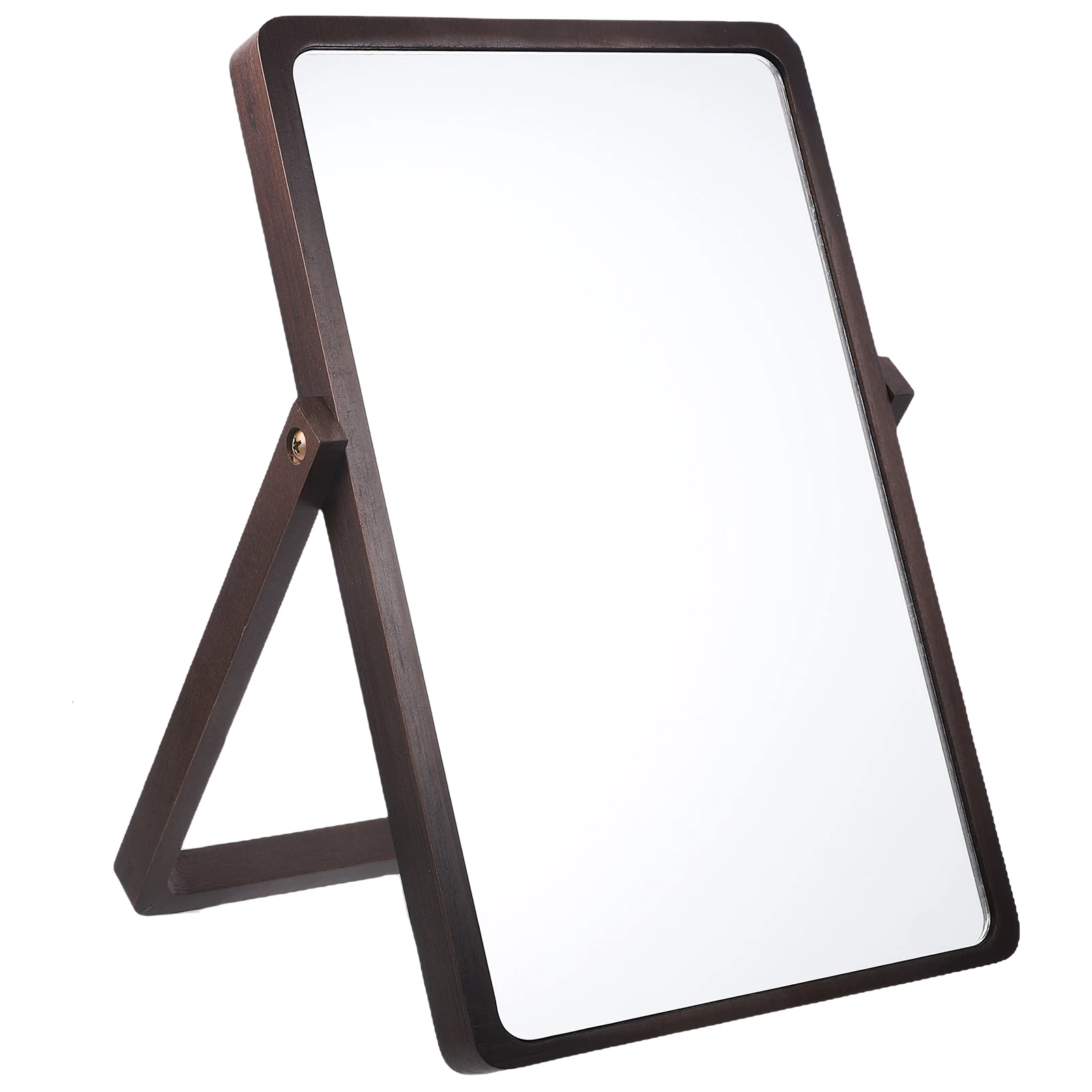 

Folding Wooden Tabletop Makeup Simple Style Desktop Home Daily Use Portable Movable Vanity Mirror Household Dresser