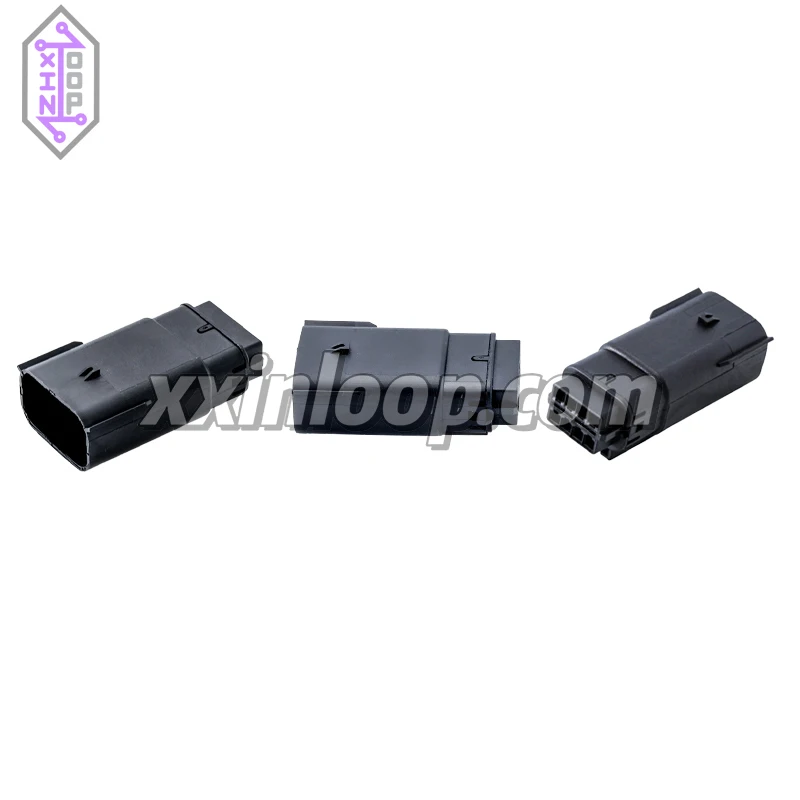 33482-0801 8-Position ثنائي الصف تجعيد التوصيل الإسكان 8-Pin 3.5 مللي متر الملعب MX150 سلسلة كابل جبل موصل الجسم للسيارات #1