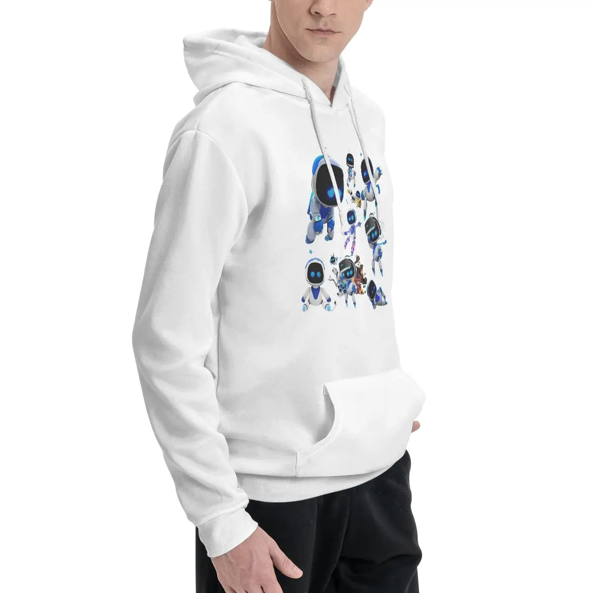 Astrobots Playroom Game Hoodies Men Women Fashion Sweatshirt Autumn Hooded Pullover