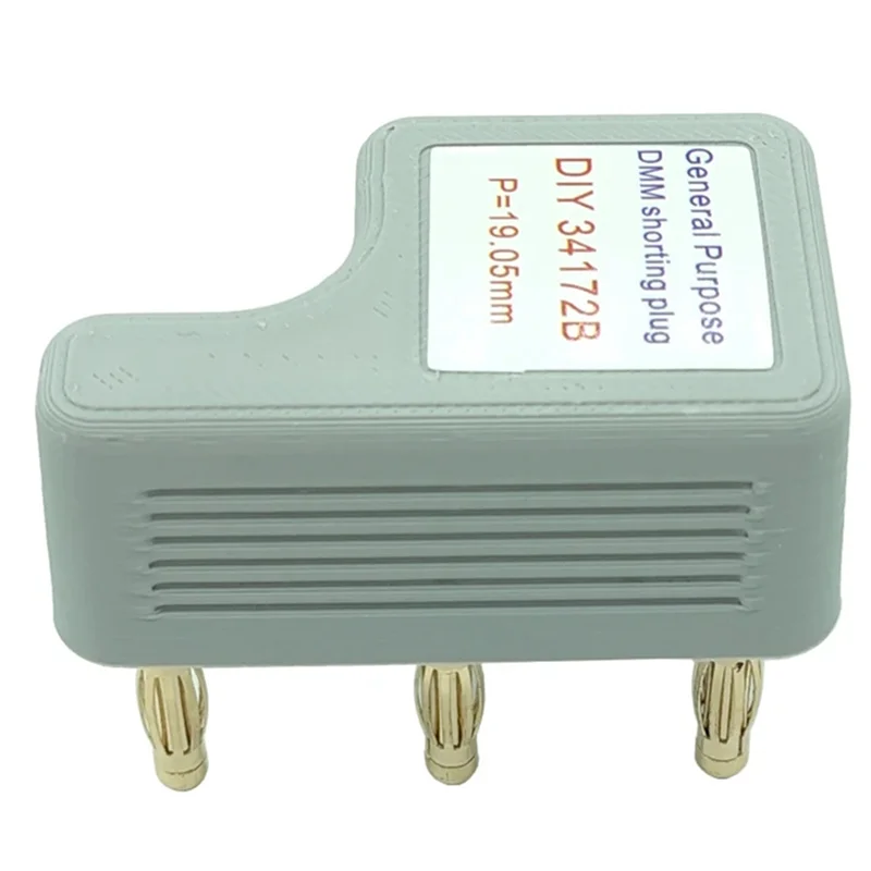 AAAN-DIY 34172B DMM Short Insert Standard Resistor Calibration Tool 4-Wire Short Plug Multimeter Calibrator New