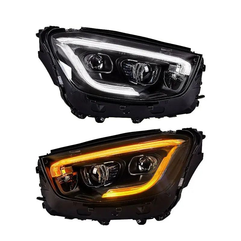 Faro delantero para mercedes-benz Clase GLC W253 GLC200 GLC260 GLC300 2016-2023 para accesorios de luz conjunto de faros de diodo emisor