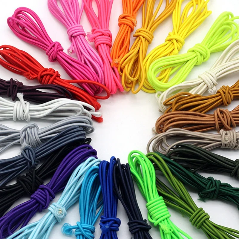 1.0/ 1.2/ 1.5/ 2.0/ 2.5mm Elastic Band Elastic Thread DIY Handmade Beaded Elastic Thread For Jewelry Making Bracelet&Necklace