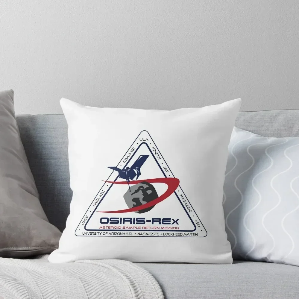 Osiris Rex - Science Partners Logo Throw Pillow Rectangular Cushion Cover Throw Pillow Covers pillow